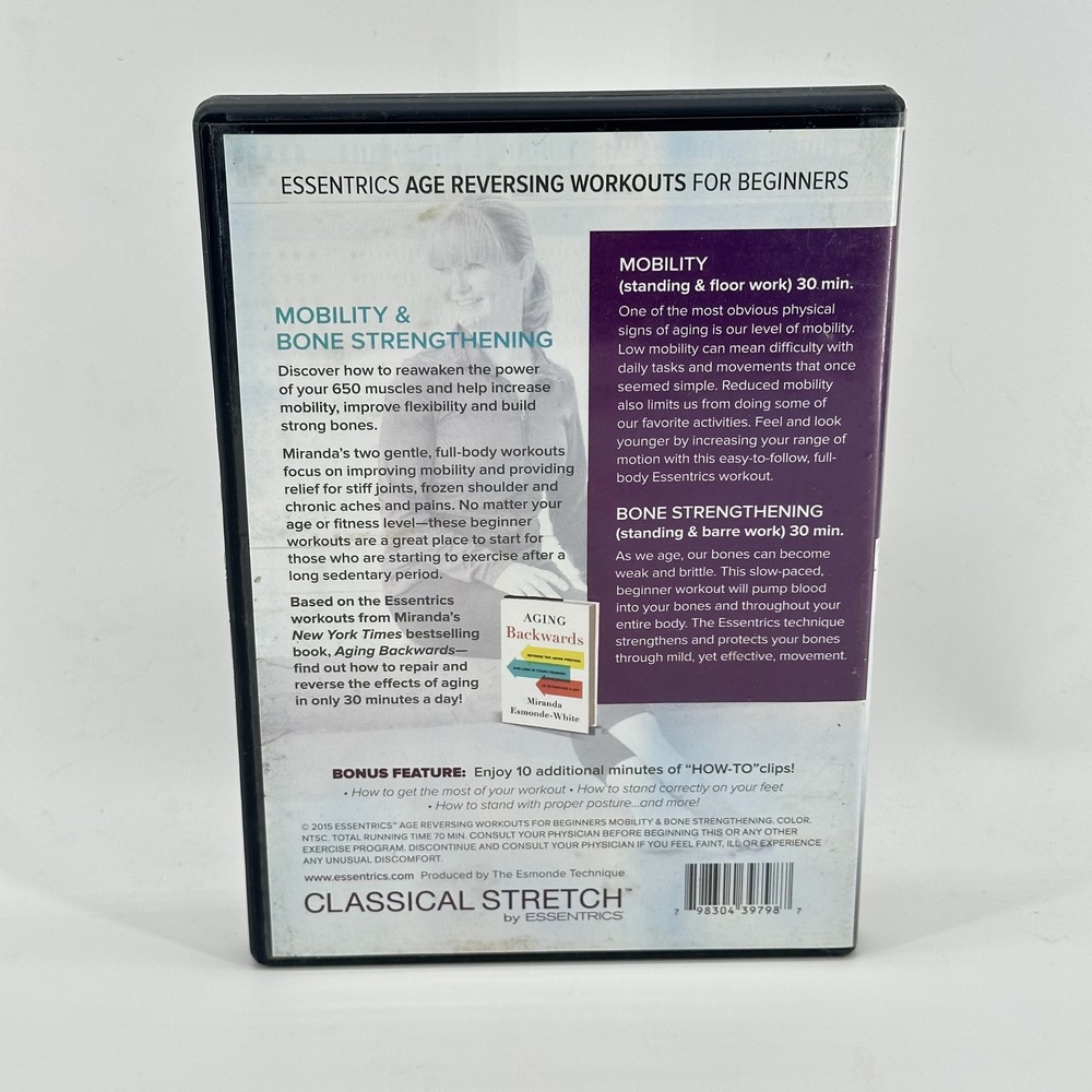 Classical Stretch Essentrics Mobility & Bone Strengthening for Beginners DVD - Picture 2 of 5